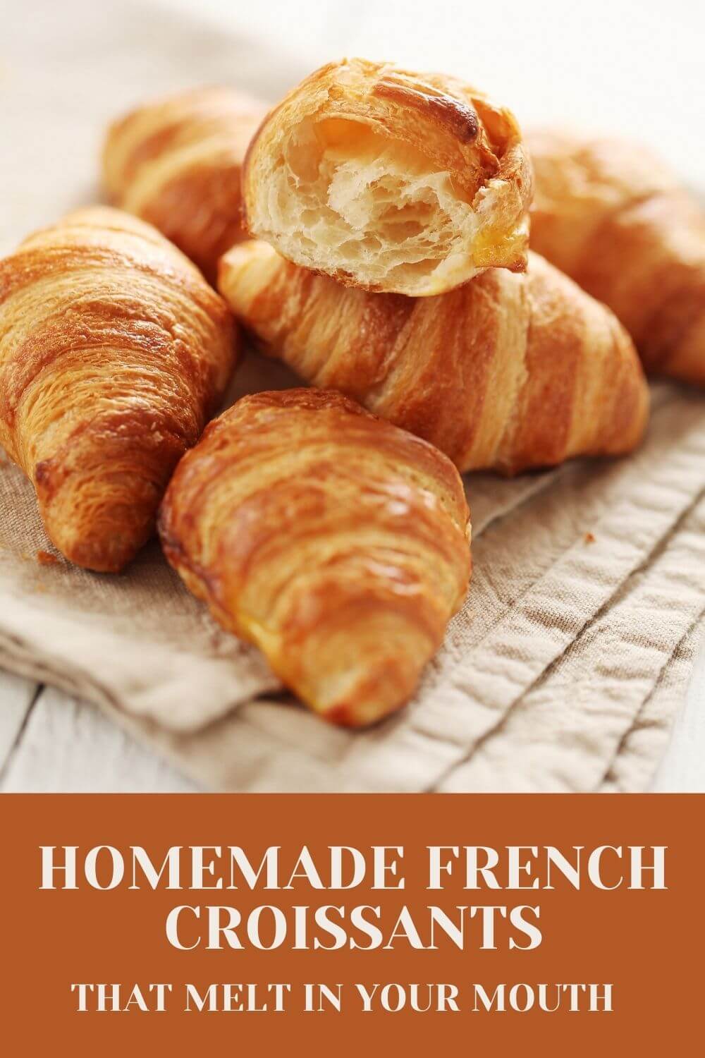 Homemade French croissants that melt in your mouth